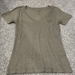 Stussy Women's Short Sleeve Olive Tee